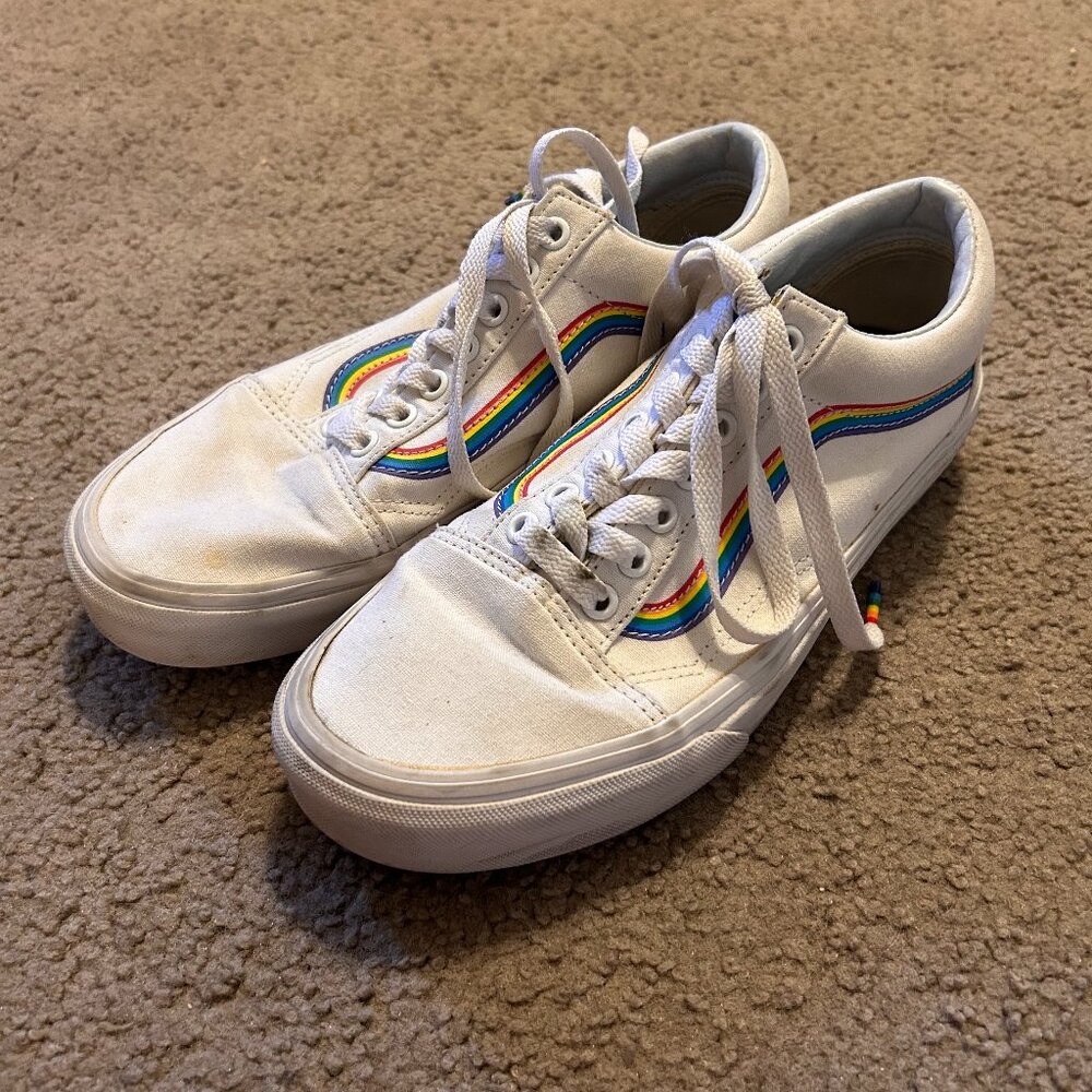 Rainbow Pride Womens Vans